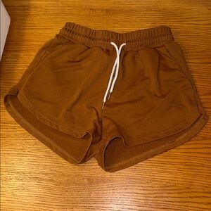 SHEIN Brown Athletic Shorts